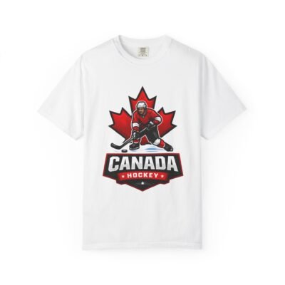 Canada Hockey Maple Leaf Tee — Canadian Hockey Player Graphic T-Shirt