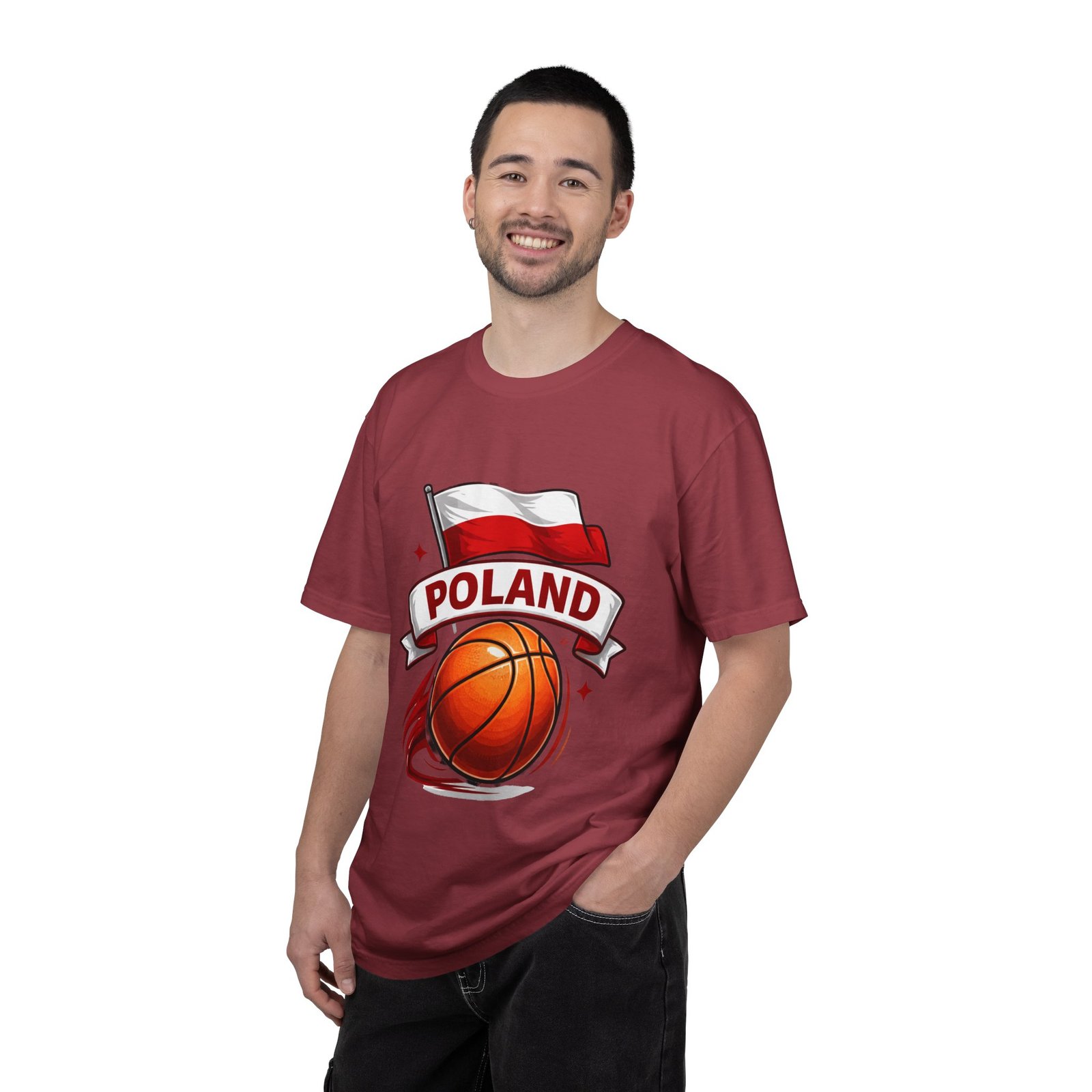 Poland Basketball T-Shirt — Polish Flag & Basketball Graphic - Image 56