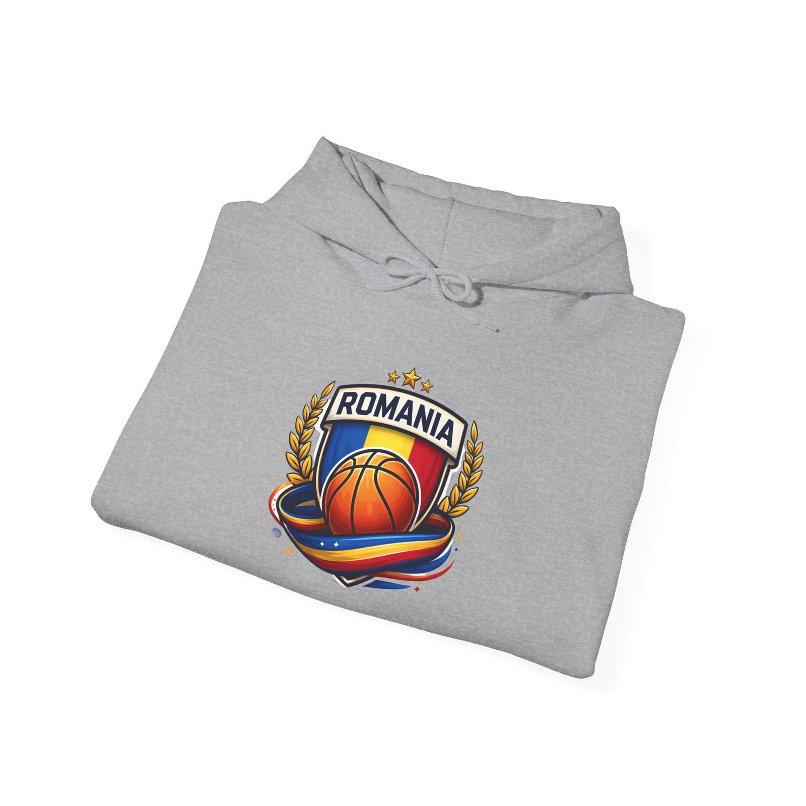 Romania Basketball Hoodie – Retro Crest Basketball Team Pullover - Image 20