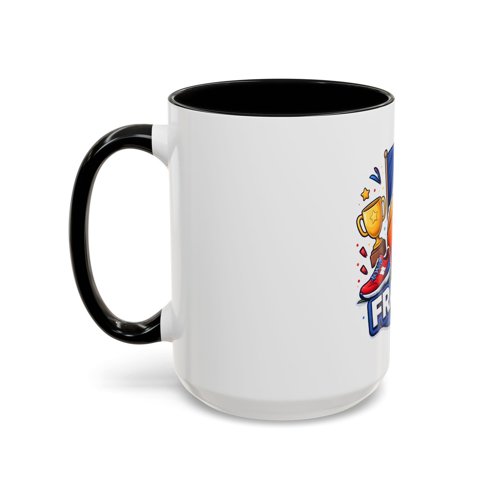 France Basketball Coffee Mug — French Flag, Basketball, Trophy Design (11/15 oz) - Image 19
