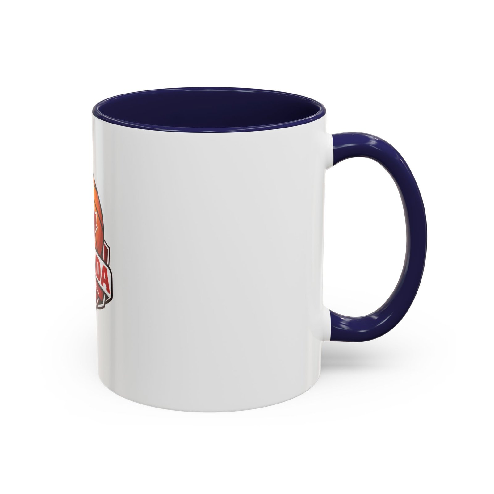 Canada Basketball Accent Coffee Mug — Maple Leaf Basketball Logo (11/15oz) - Image 6