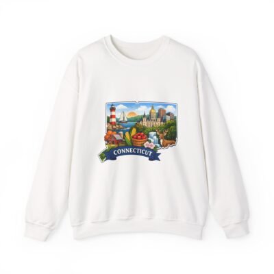 Connecticut Scenic Crewneck Sweatshirt — Connecticut State Landmark Design