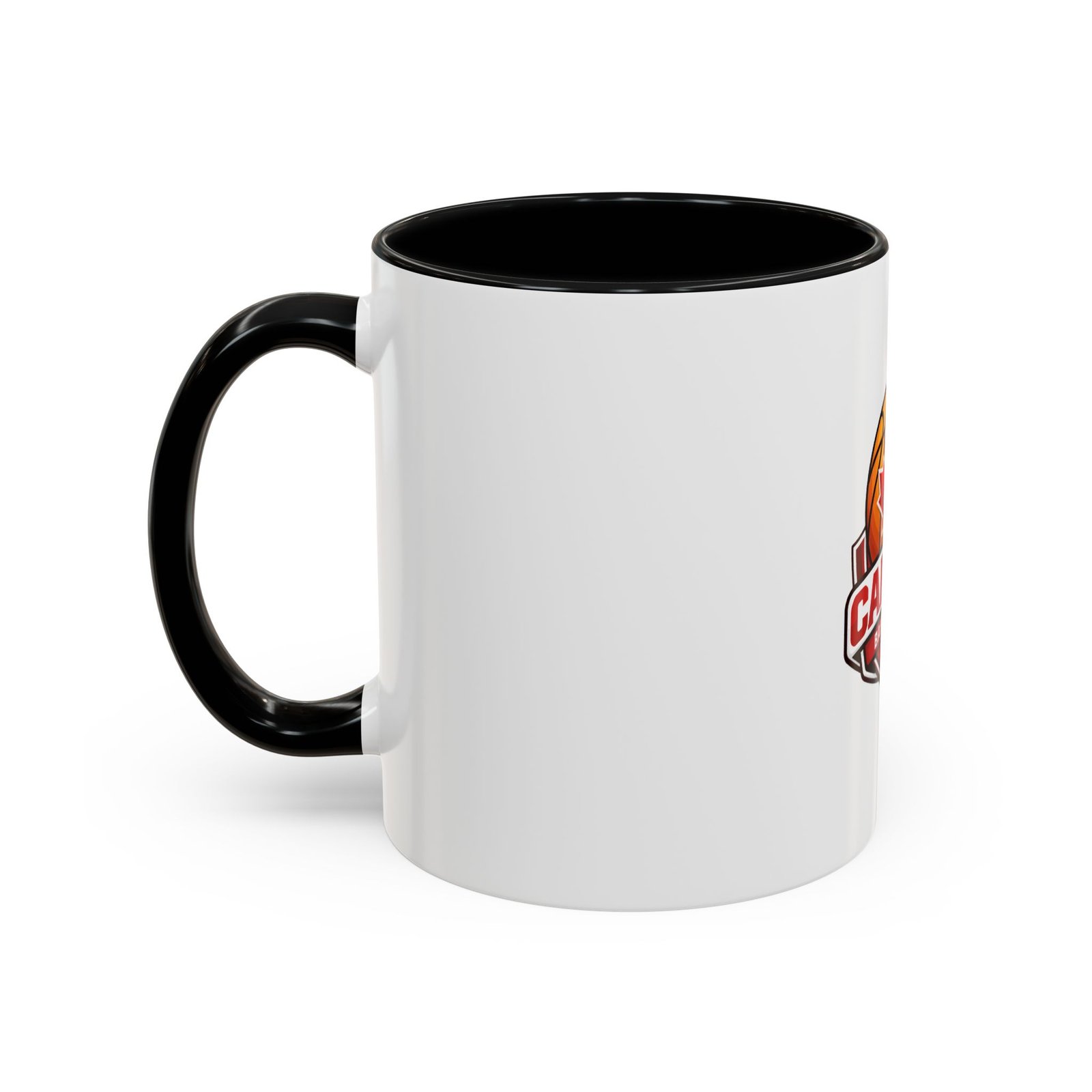 Canada Basketball Accent Coffee Mug — Maple Leaf Basketball Logo (11/15oz) - Image 3