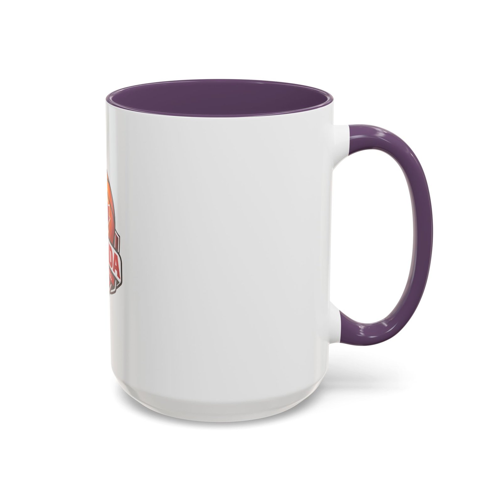 Canada Basketball Accent Coffee Mug — Maple Leaf Basketball Logo (11/15oz) - Image 66