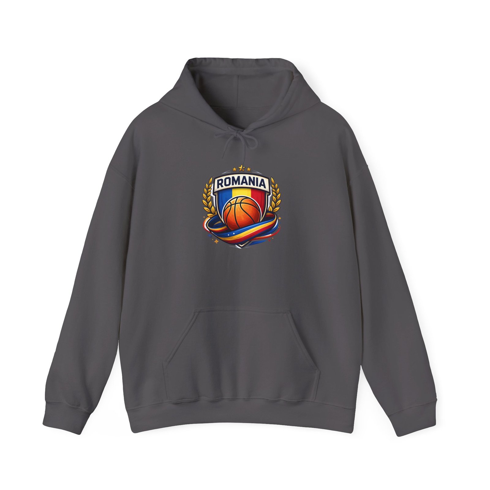 Romania Basketball Hoodie – Retro Crest Basketball Team Pullover - Image 33