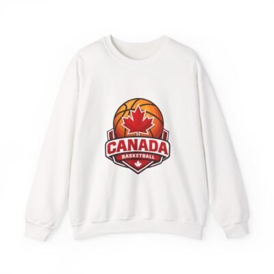 Canada Basketball Crewneck Sweatshirt – Maple Leaf Hoop Logo