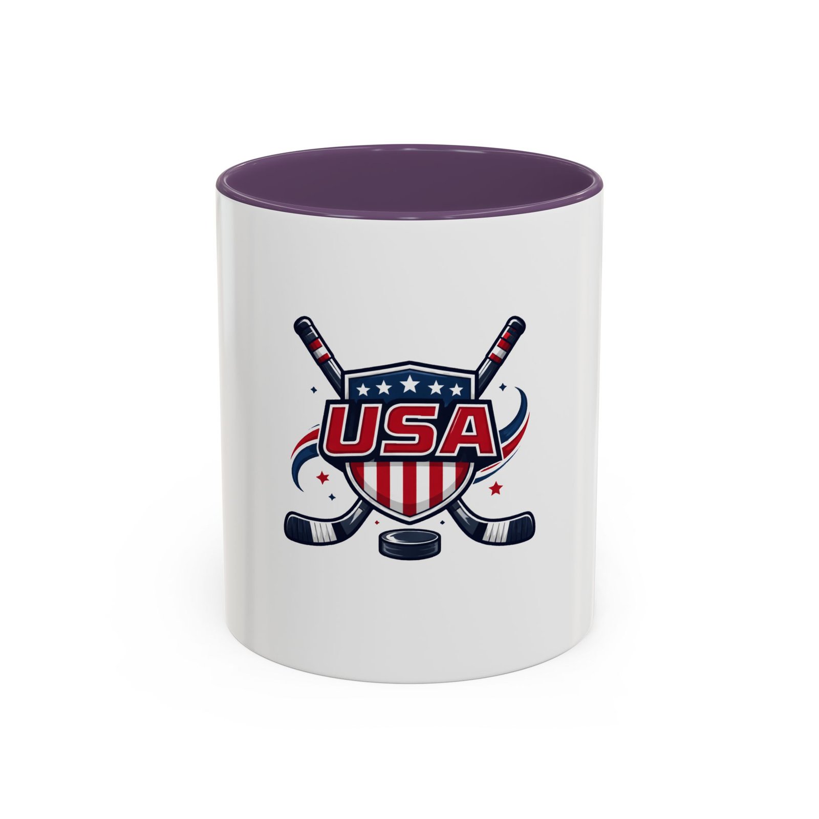 USA Hockey Crest Coffee Mug — Patriotic Ice Hockey Gift - Image 33