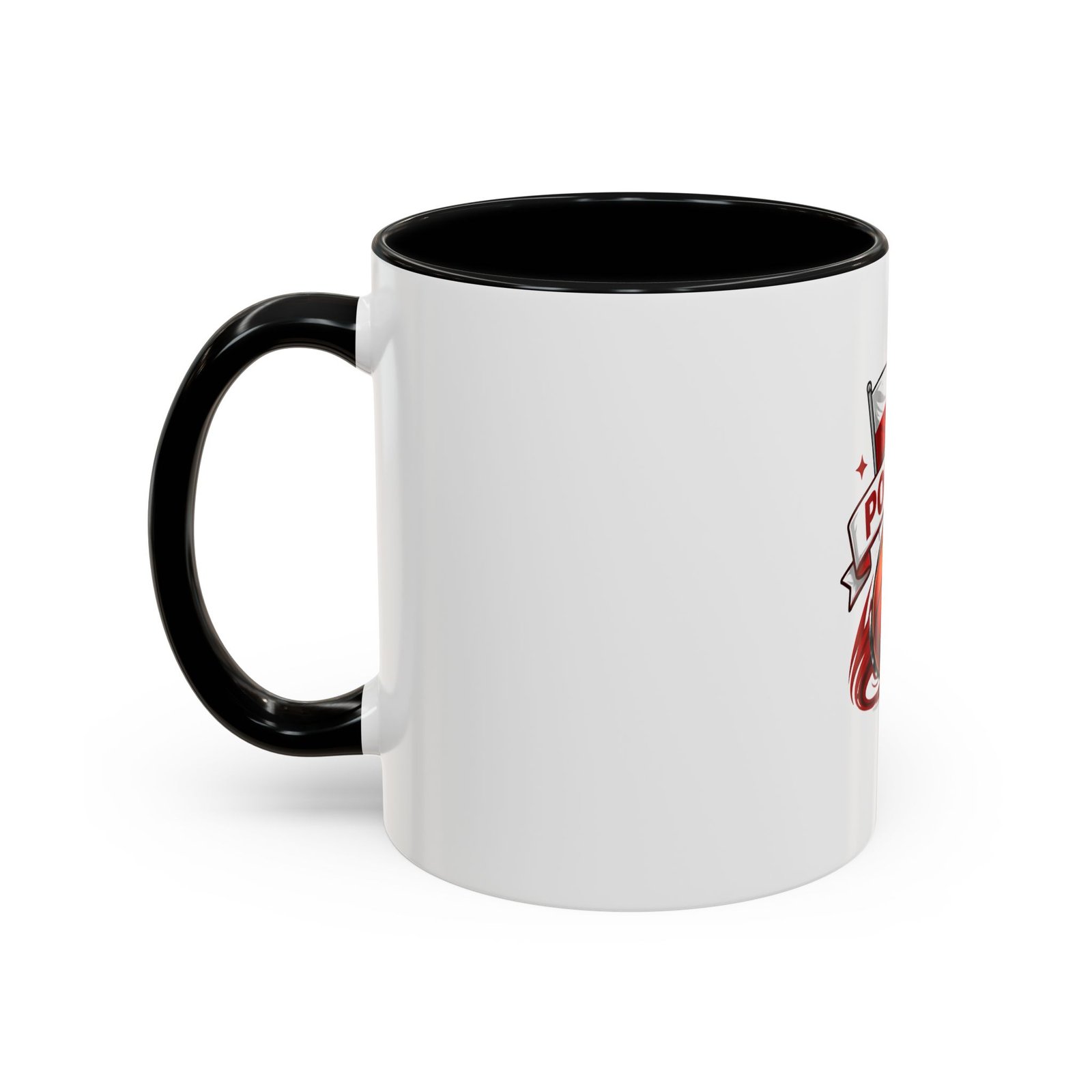 Poland Basketball Accent Coffee Mug — Polish Flag & Basketball Design (11/15oz) - Image 3