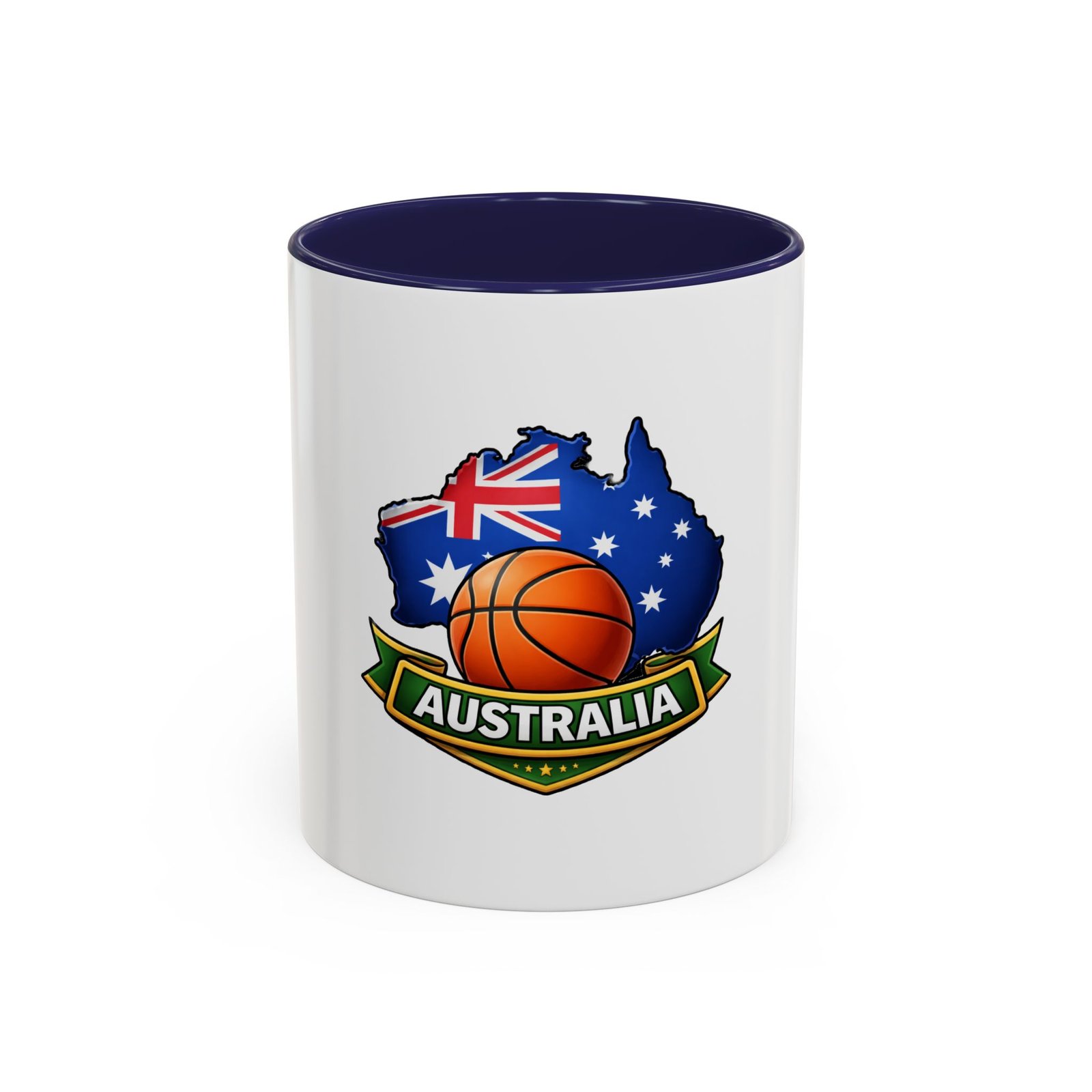 Australia Basketball Coffee Mug — Australian Flag & Basketball Accent Mug (11/15 oz) - Image 5