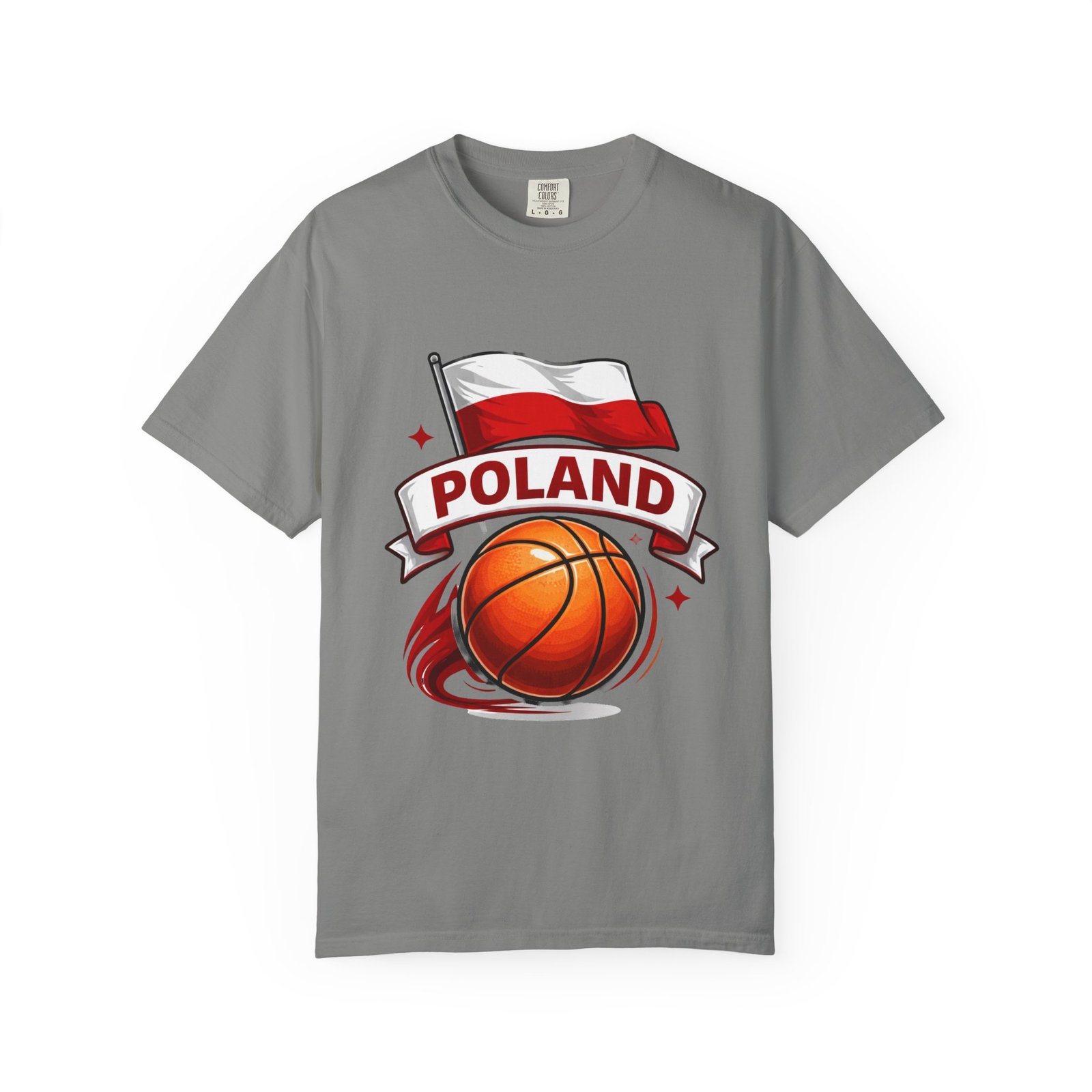 Poland Basketball T-Shirt — Polish Flag & Basketball Graphic - Image 41