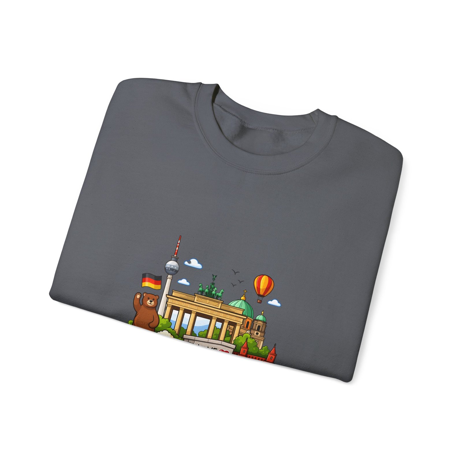 Berlin City Skyline Sweatshirt — Cute Landmark Map Tee with Brandenburger Gate & TV Tower - Image 39