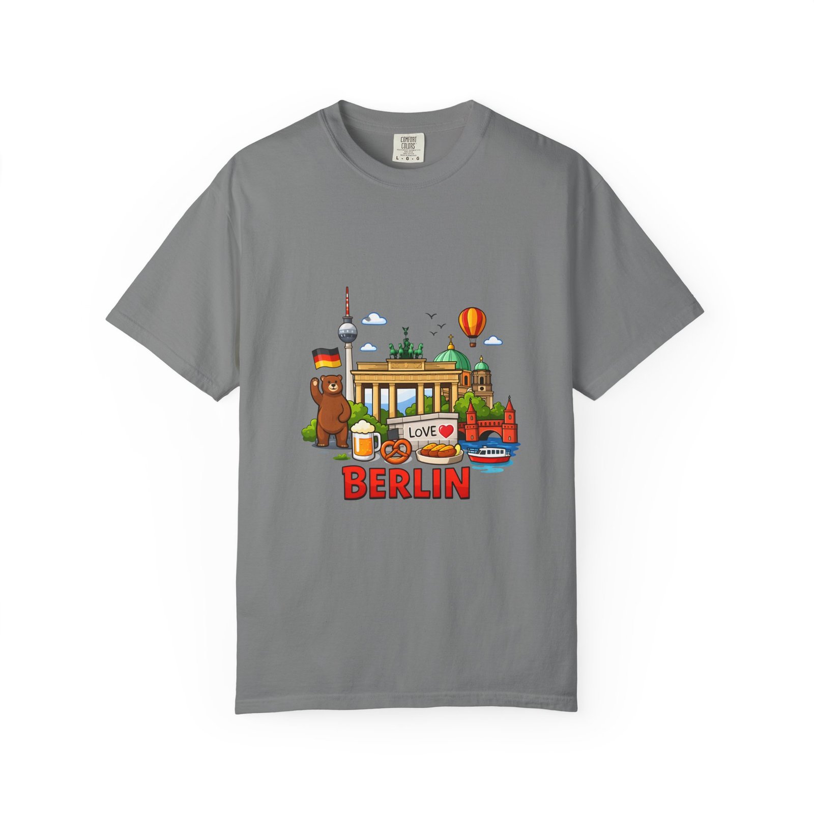 Berlin Landmark T-Shirt — Cute Cartoon Cityscape Tee - Image 33
