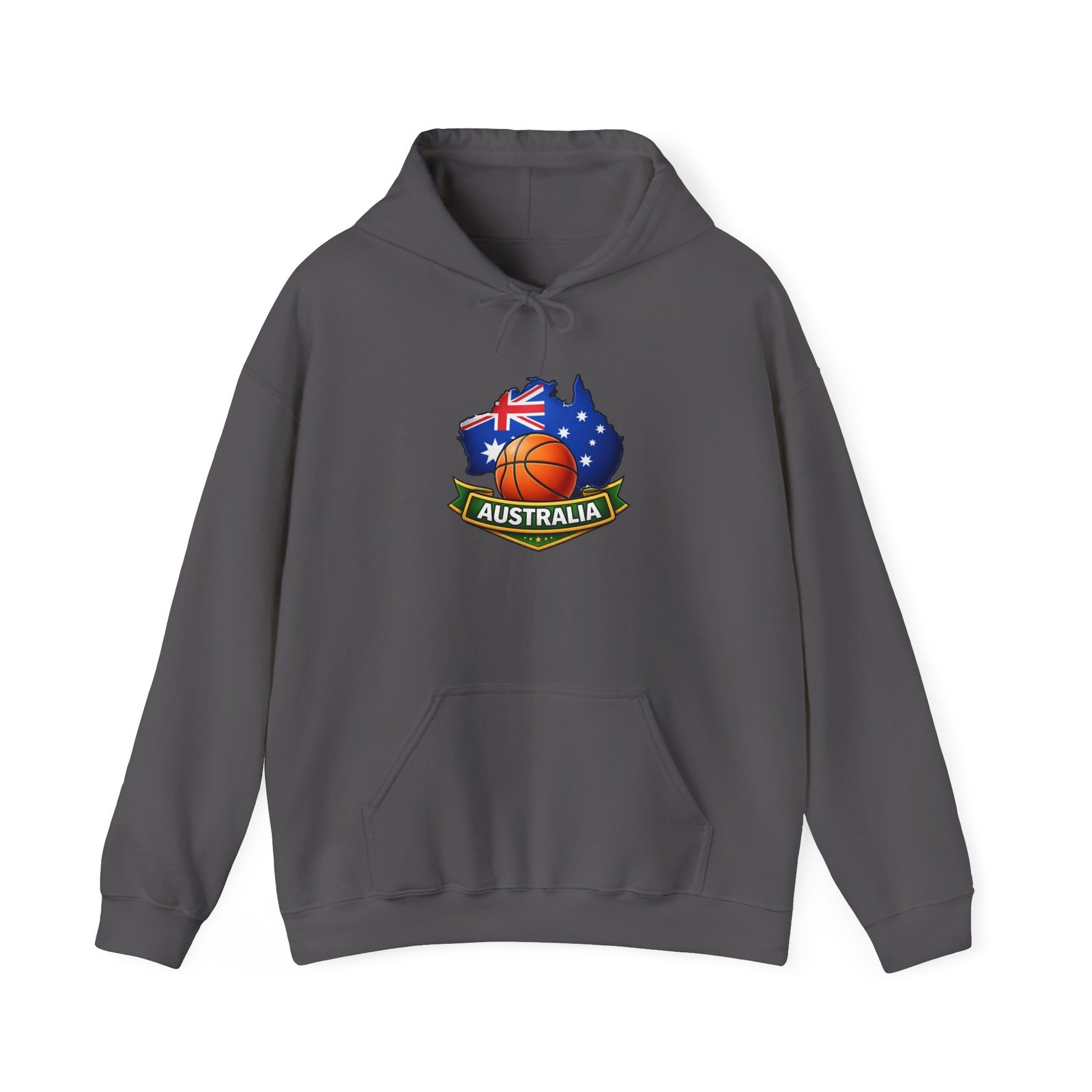Australia Basketball Hoodie — Australian Flag Map Basketball Crest - Image 33