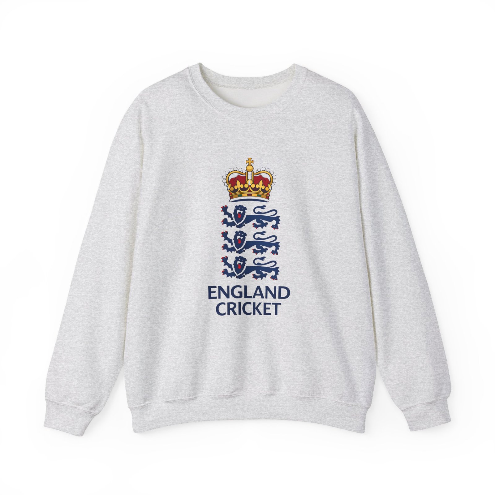 England Cricket Crewneck Sweatshirt – Three Lions Logo Pullover - Image 5