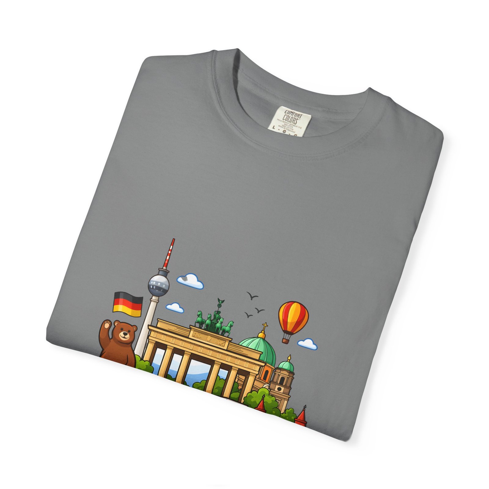 Berlin Landmark T-Shirt — Cute Cartoon Cityscape Tee - Image 35