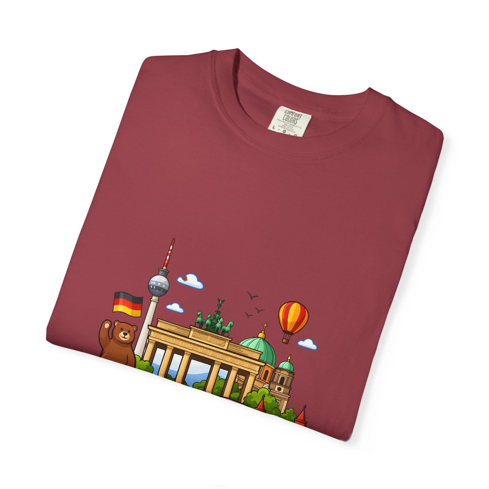 Berlin Landmark T-Shirt — Cute Cartoon Cityscape Tee - Image 55