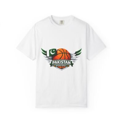 Pakistan Basketball Logo T-Shirt — Pakistan Flag Basketball Tee