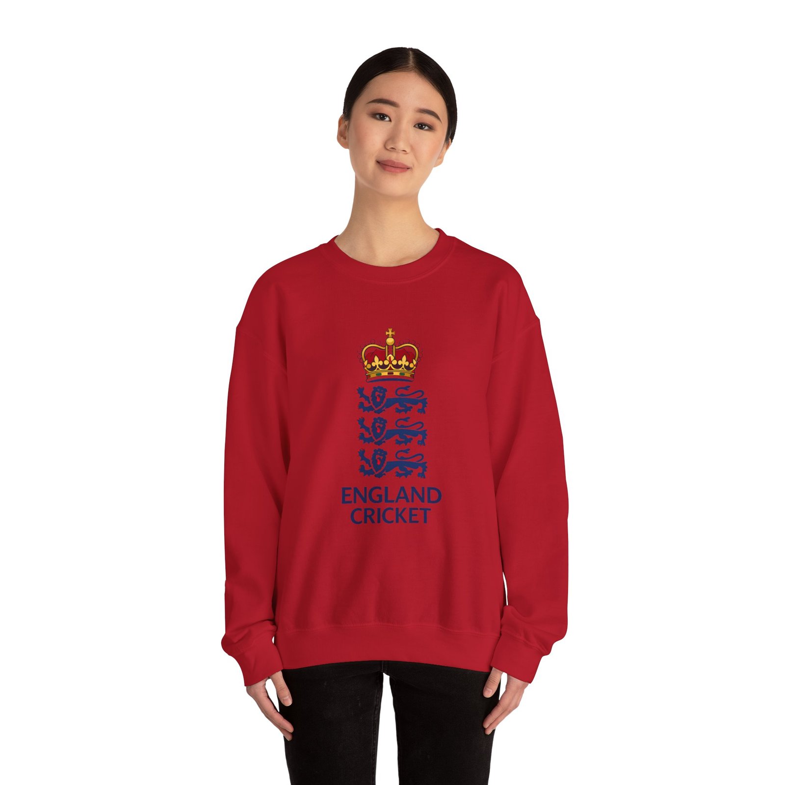 England Cricket Crewneck Sweatshirt – Three Lions Logo Pullover - Image 56