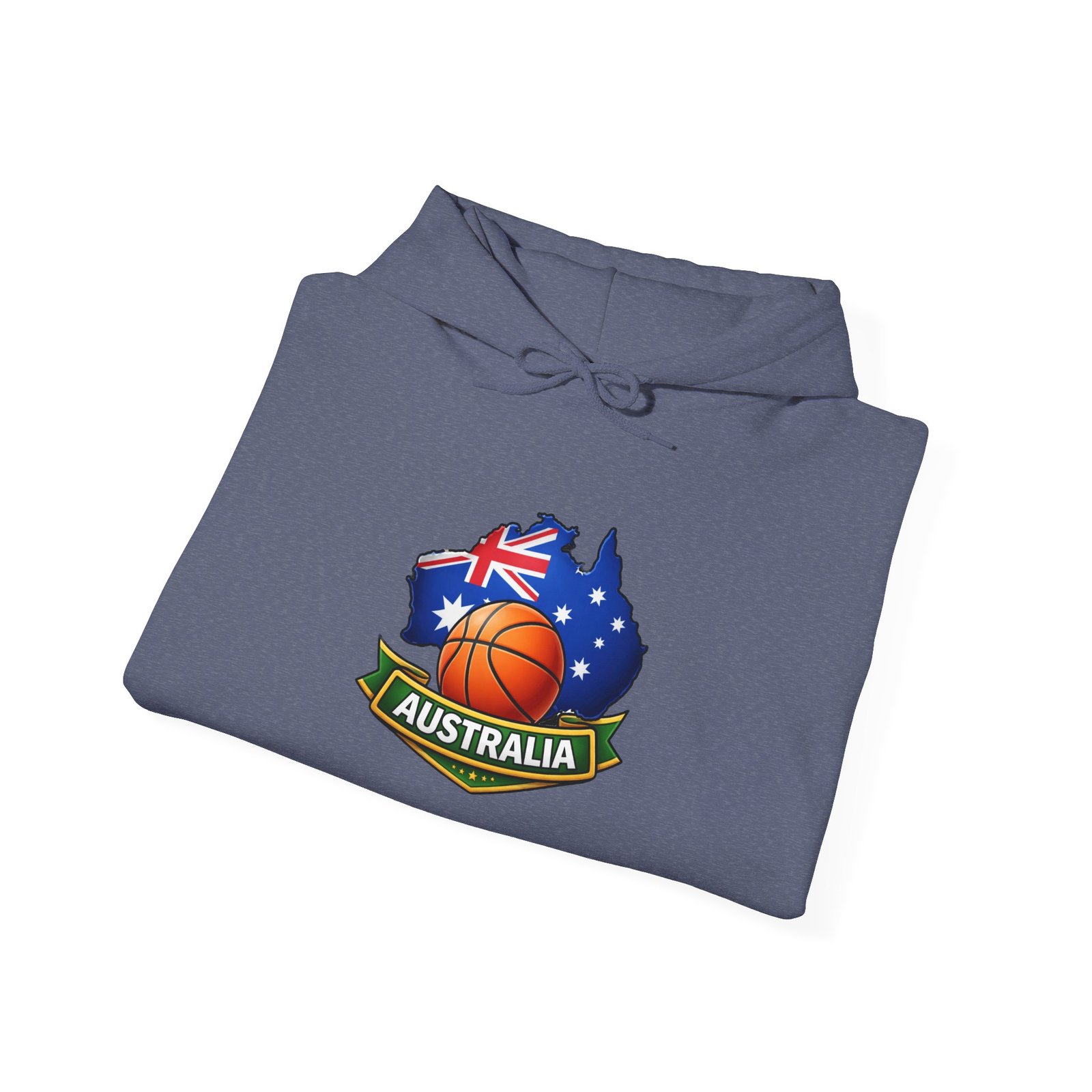 Australia Basketball Hoodie — Australian Flag Map Basketball Crest - Image 40
