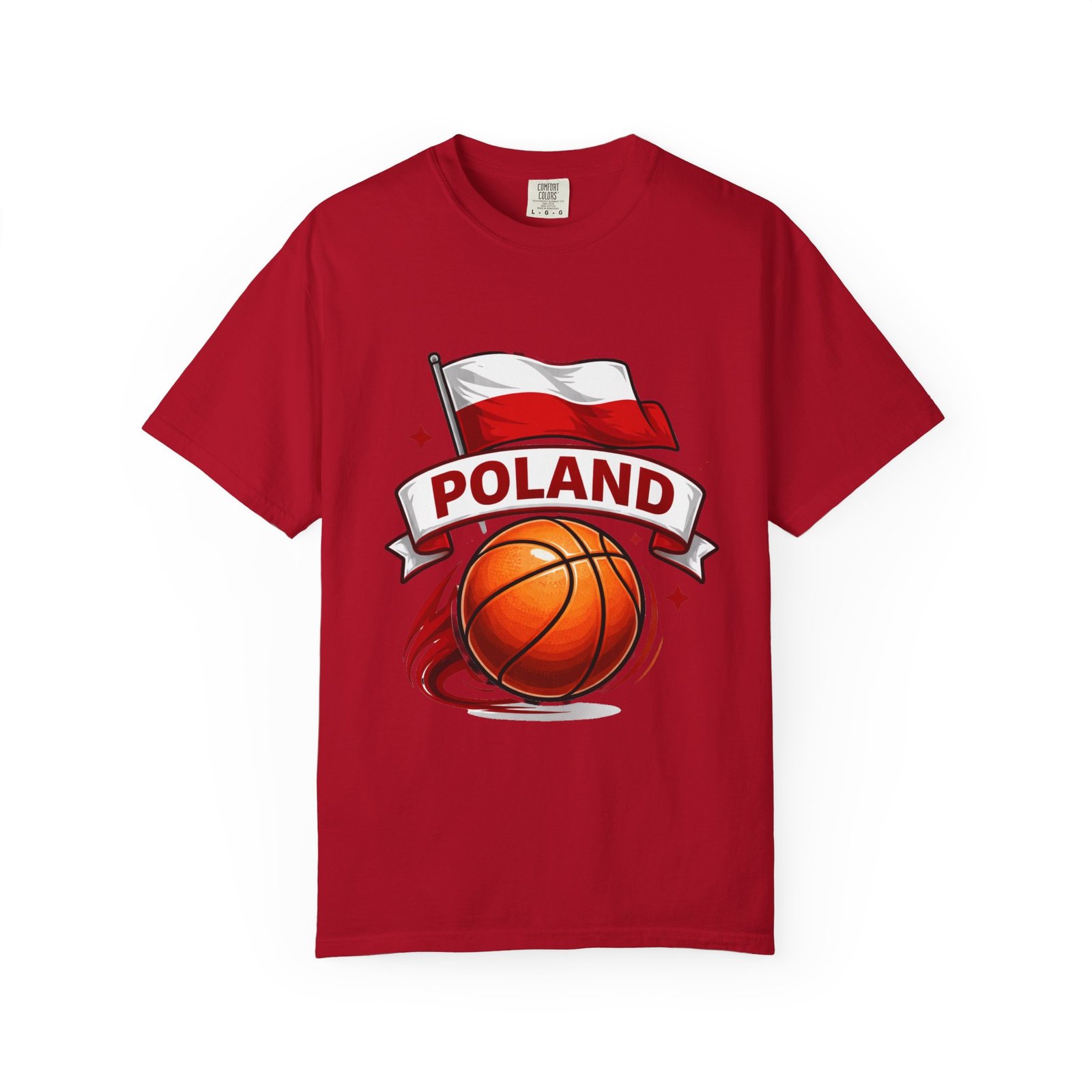 Poland Basketball T-Shirt — Polish Flag & Basketball Graphic - Image 57