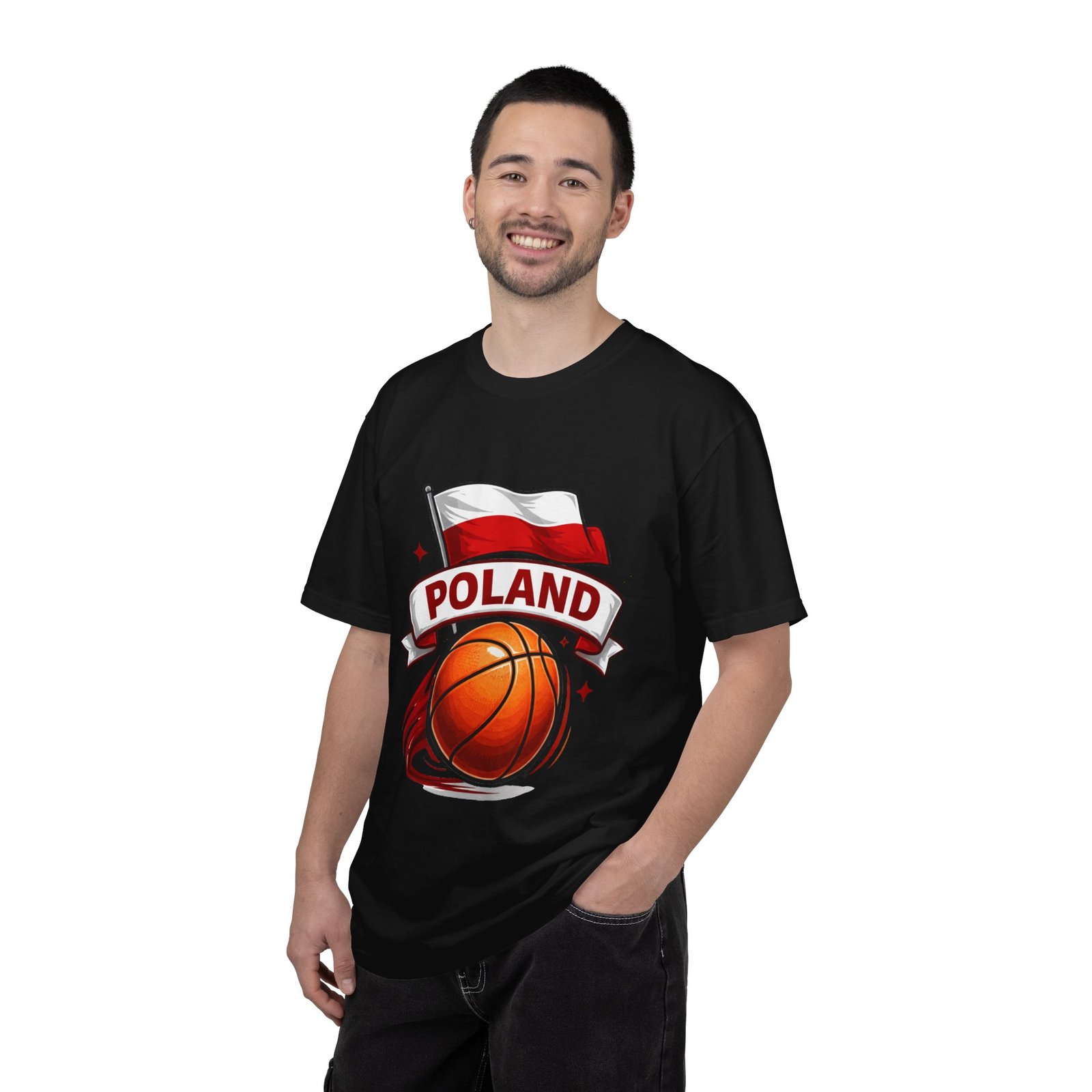 Poland Basketball T-Shirt — Polish Flag & Basketball Graphic - Image 52