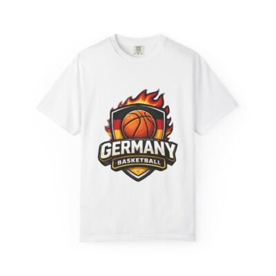 Germany Basketball T‑Shirt — Flaming Basketball Logo Tee