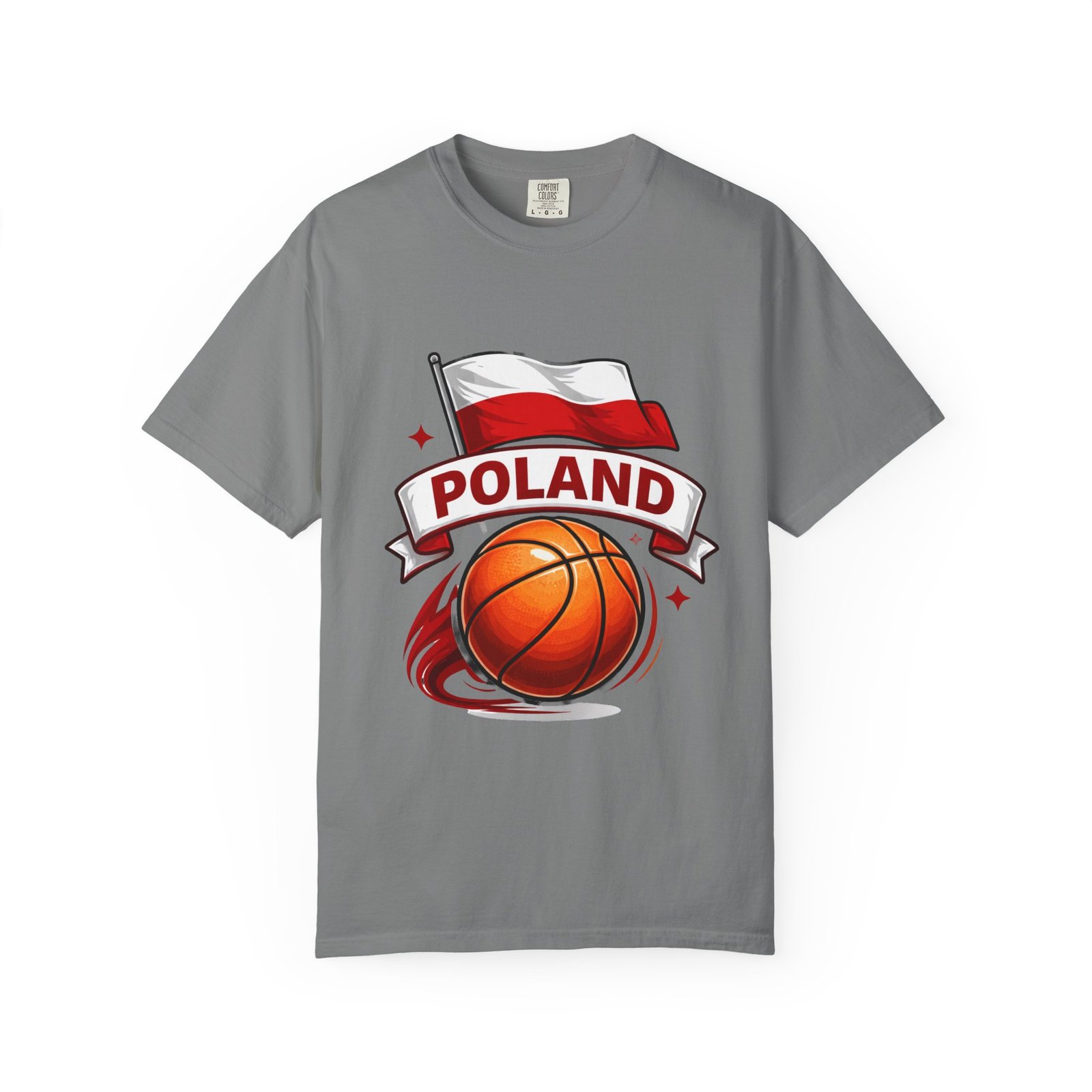 Poland Basketball T-Shirt — Polish Flag & Basketball Graphic - Image 33