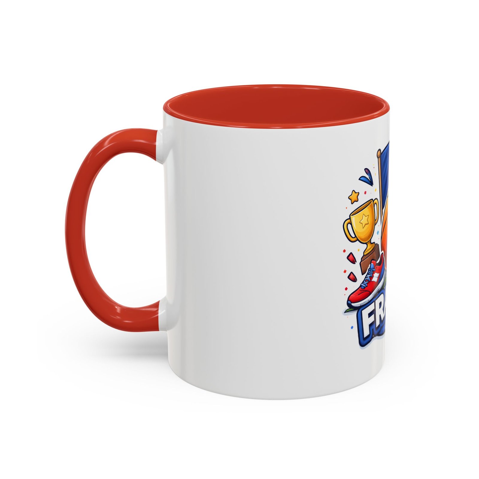 France Basketball Coffee Mug — French Flag, Basketball, Trophy Design (11/15 oz) - Image 15