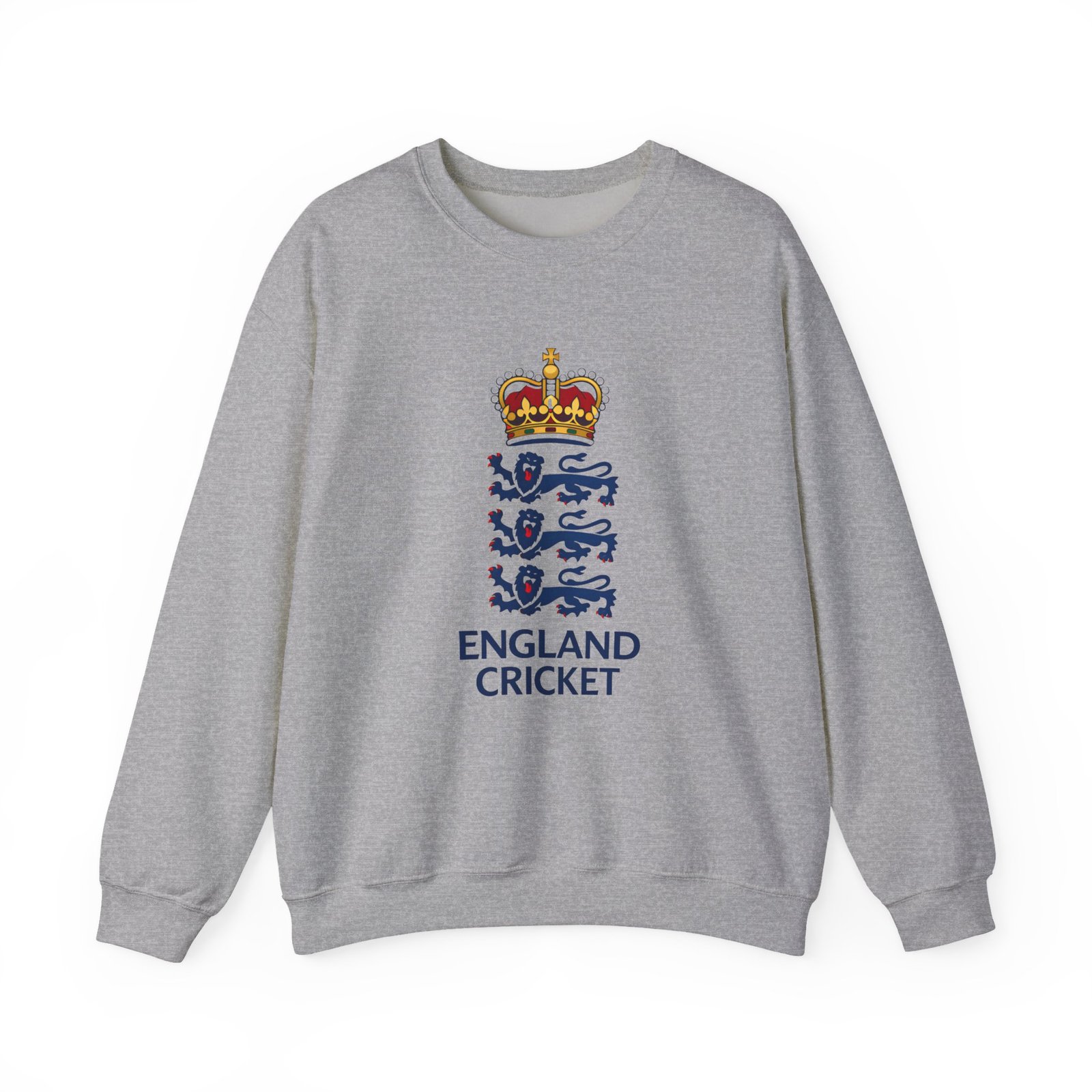 England Cricket Crewneck Sweatshirt – Three Lions Logo Pullover - Image 21
