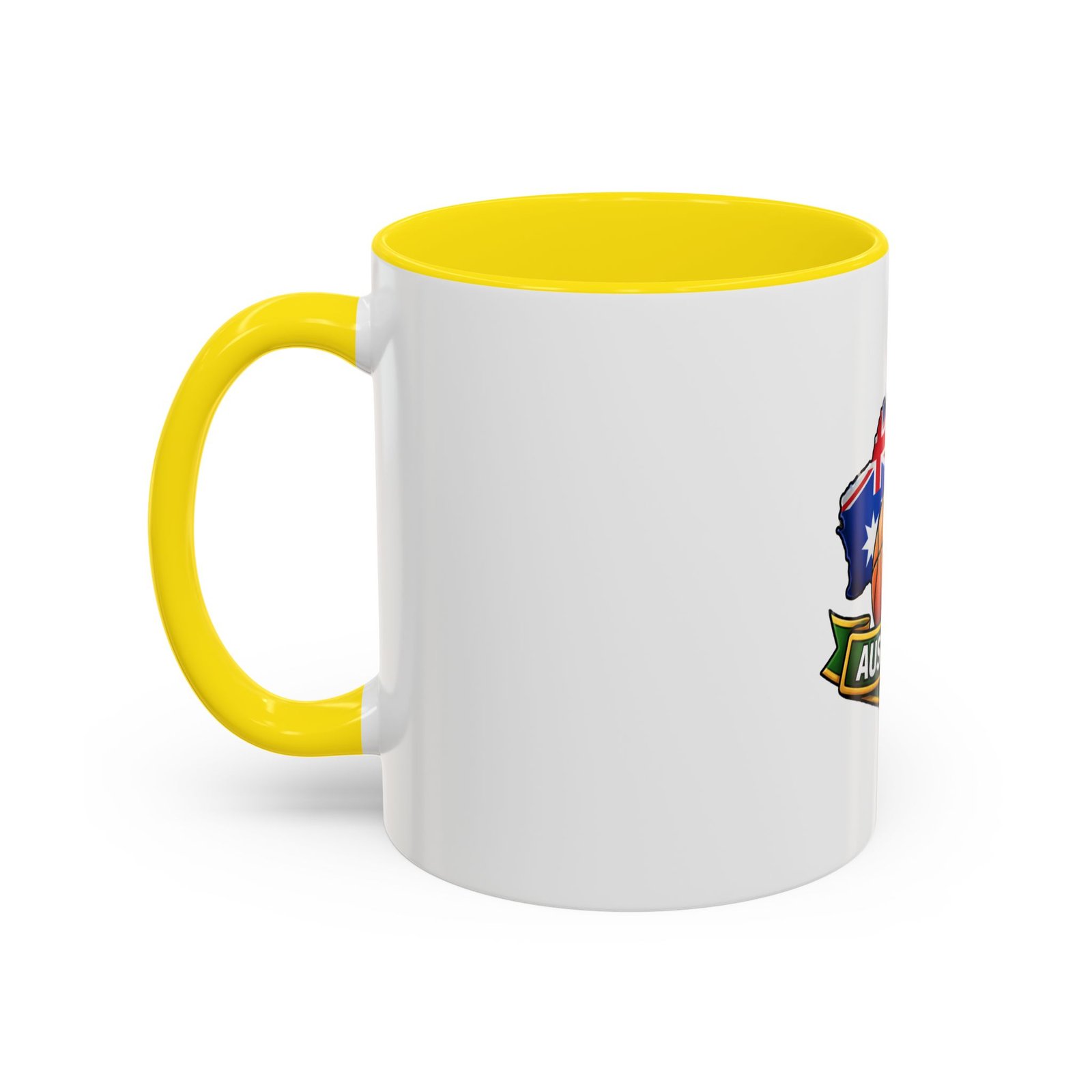 Australia Basketball Coffee Mug — Australian Flag & Basketball Accent Mug (11/15 oz) - Image 47