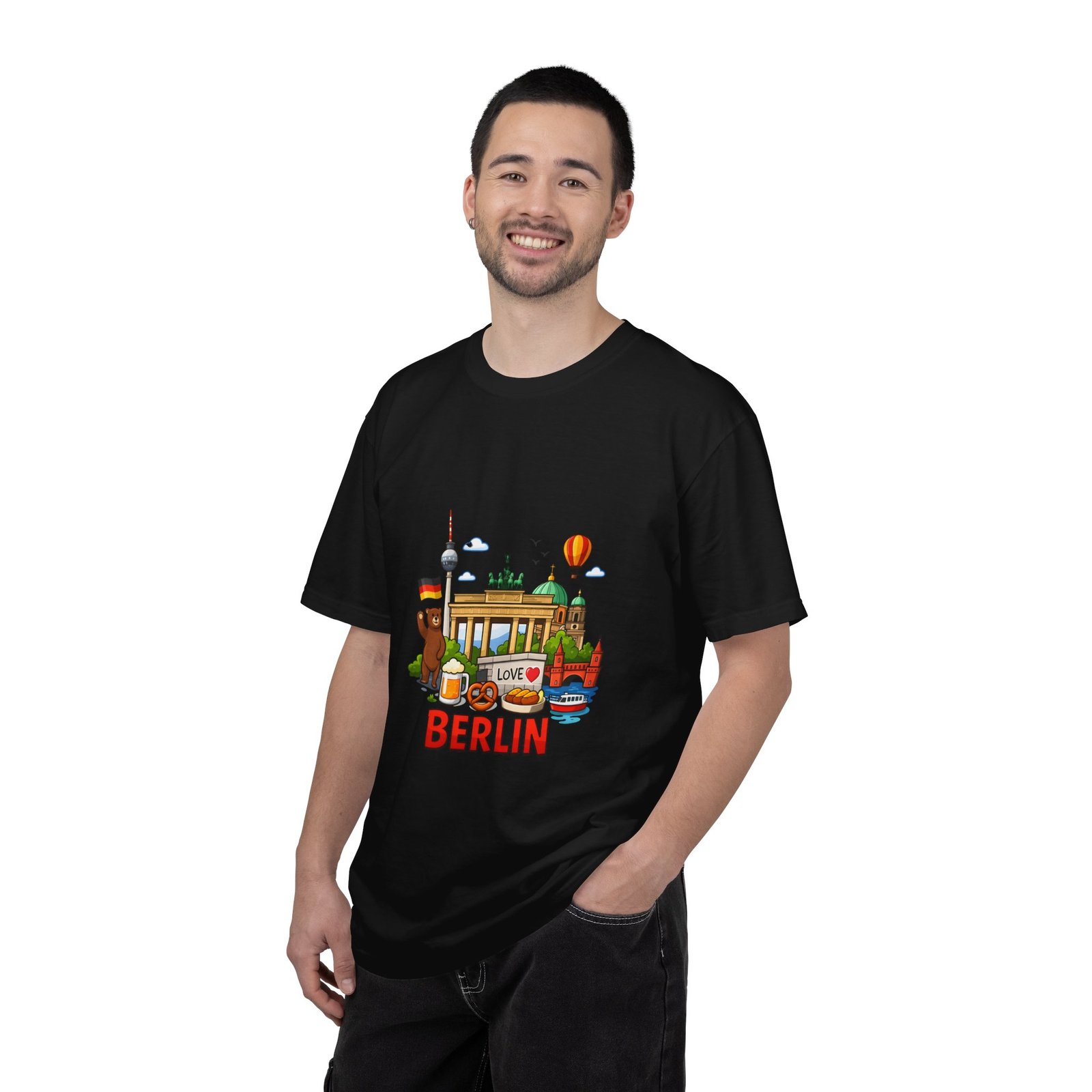Berlin Landmark T-Shirt — Cute Cartoon Cityscape Tee - Image 52