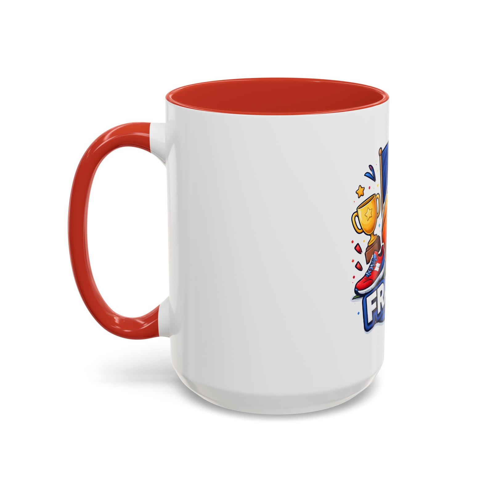 France Basketball Coffee Mug — French Flag, Basketball, Trophy Design (11/15 oz) - Image 31