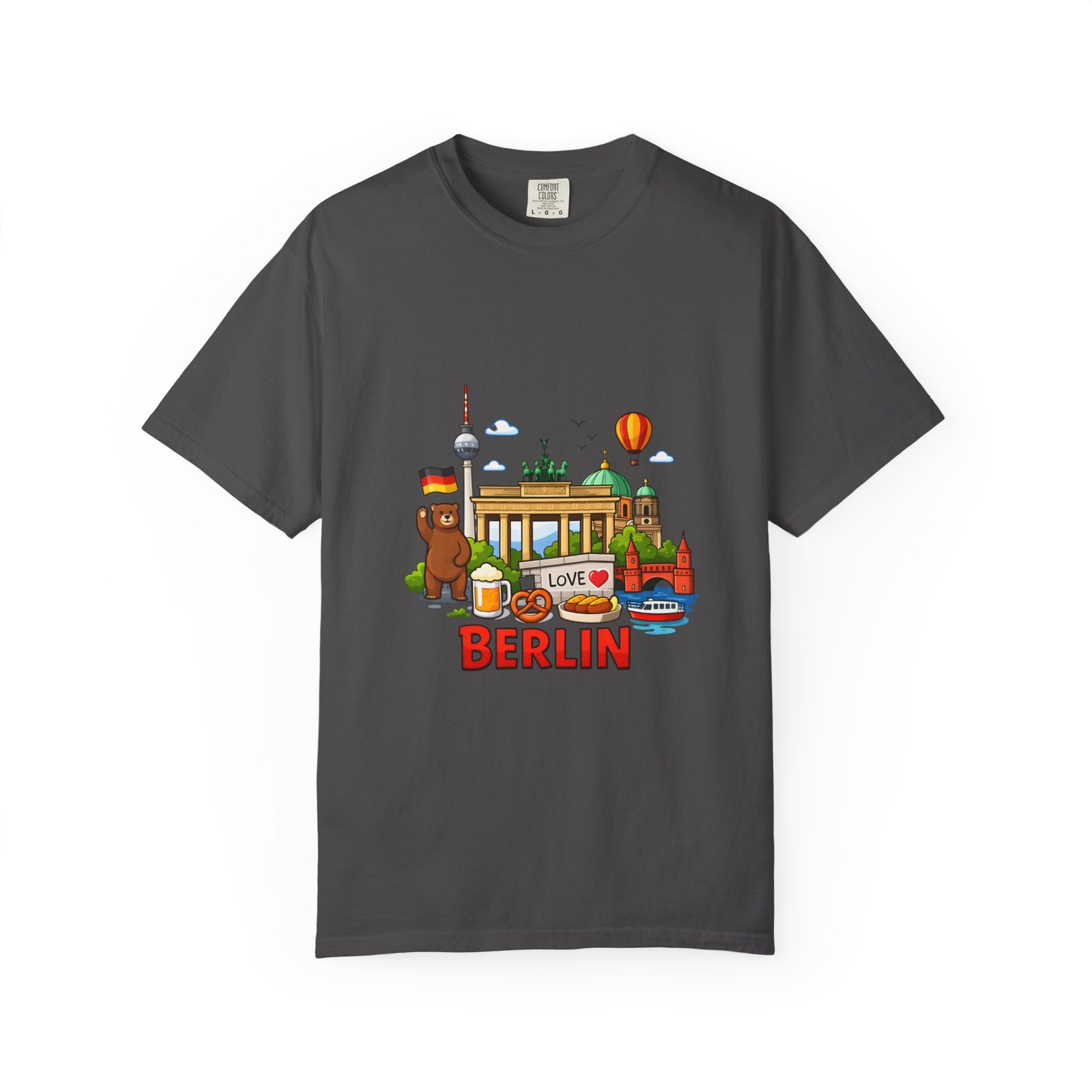 Berlin Landmark T-Shirt — Cute Cartoon Cityscape Tee - Image 45