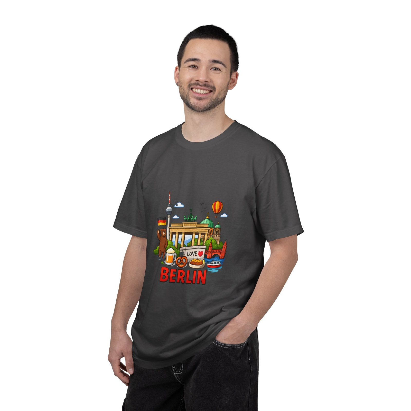Berlin Landmark T-Shirt — Cute Cartoon Cityscape Tee - Image 48