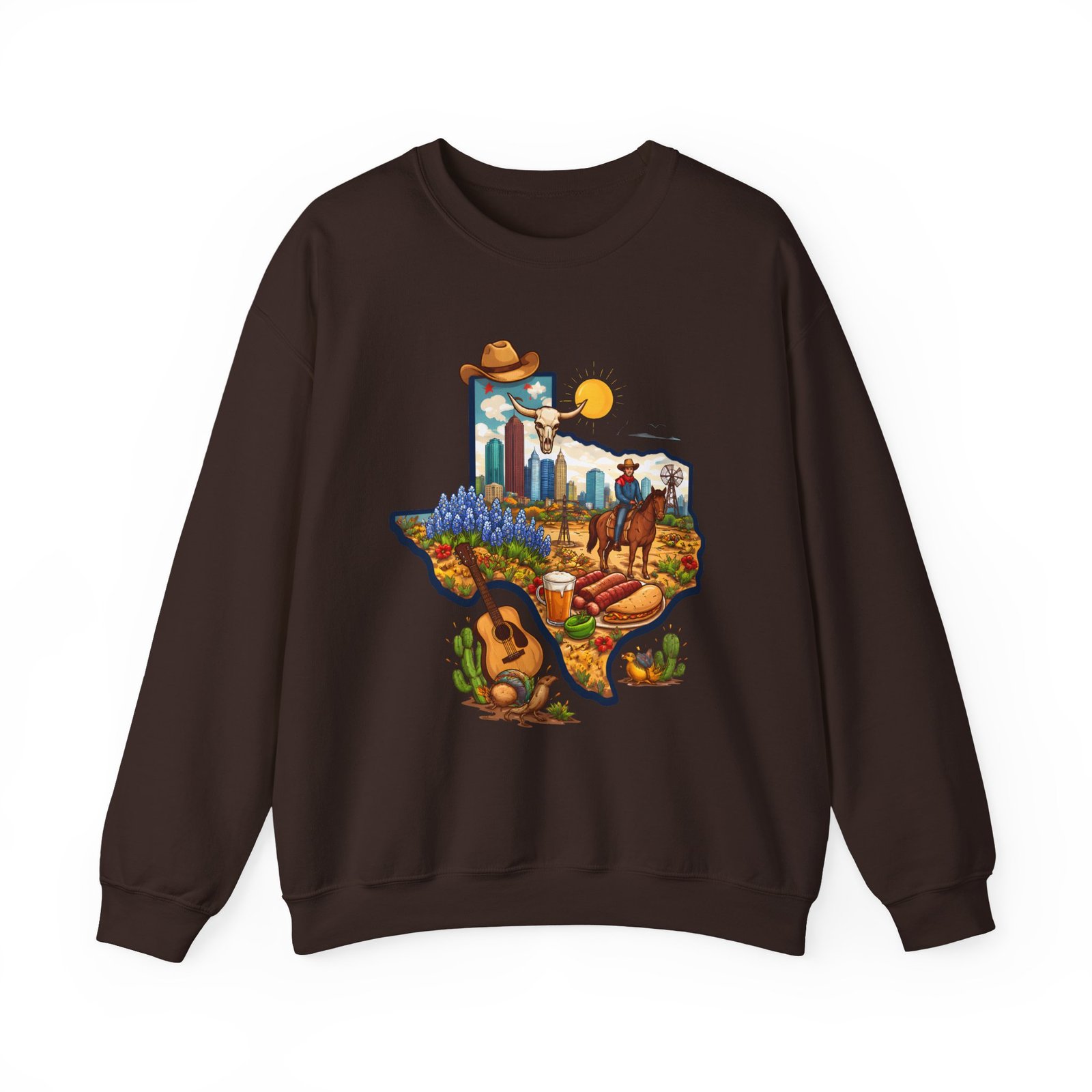 Texas Landscape Crewneck Sweatshirt — Lone Star State Scenic Design - Image 25