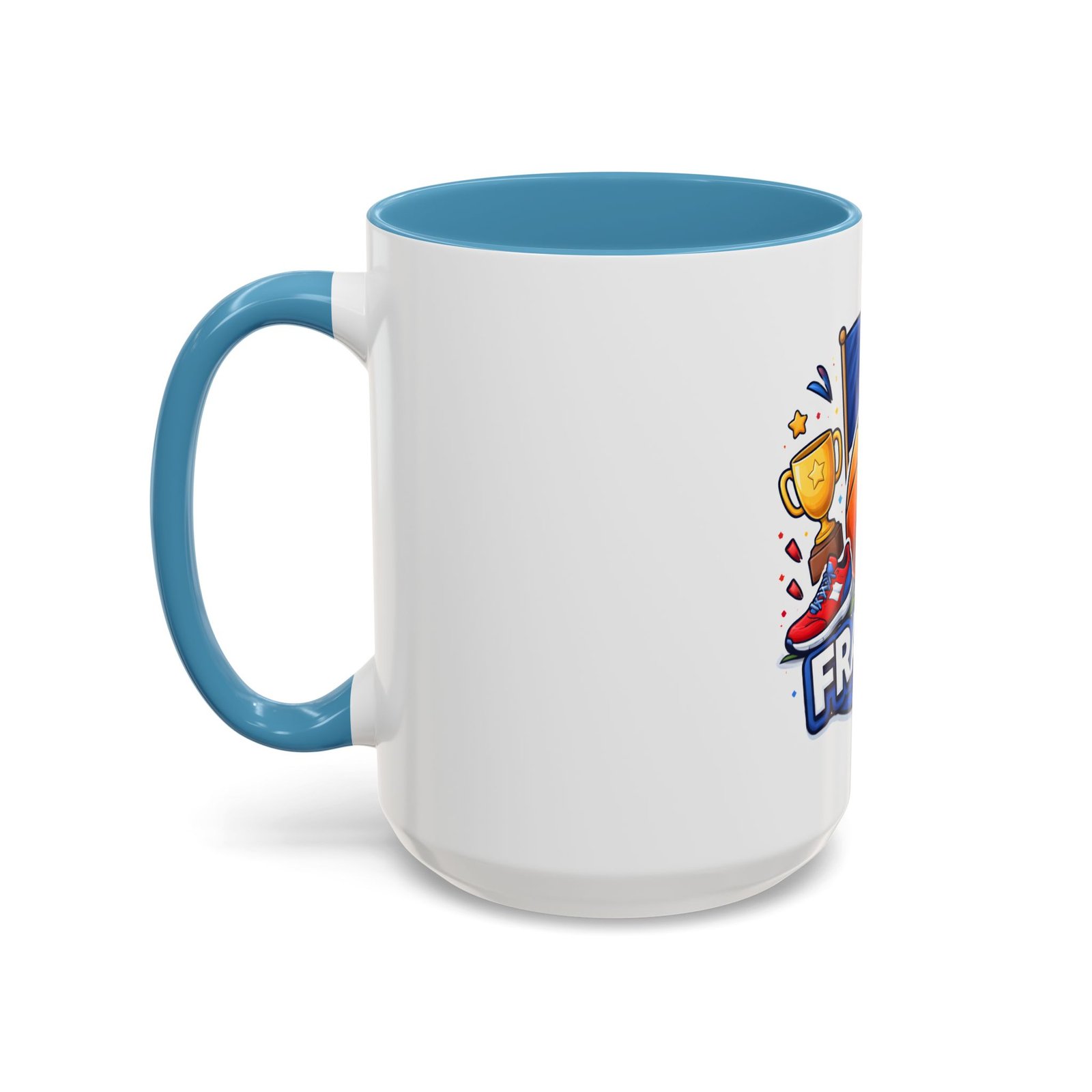 France Basketball Coffee Mug — French Flag, Basketball, Trophy Design (11/15 oz) - Image 39