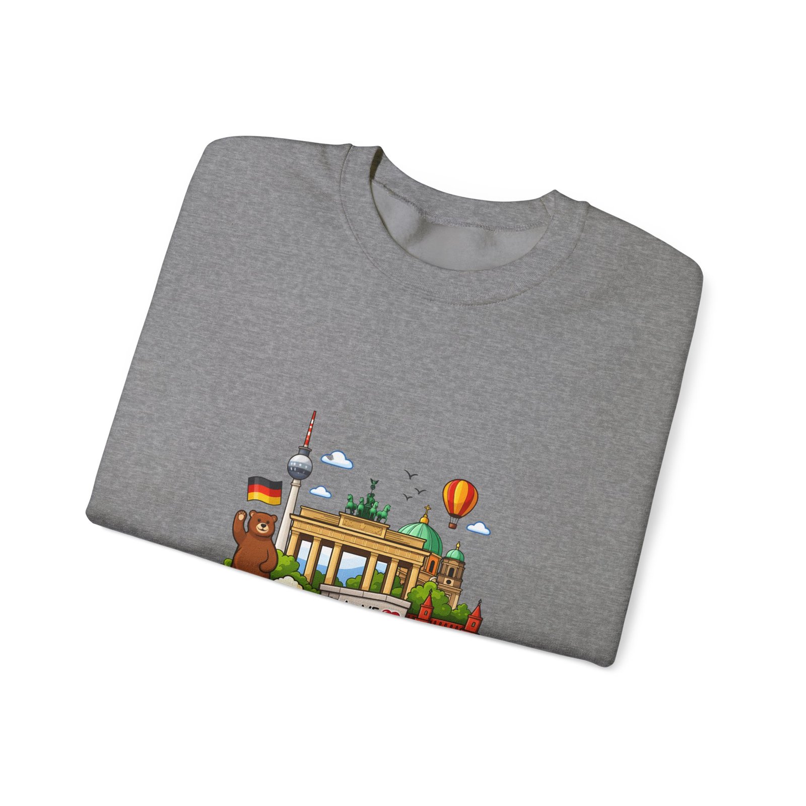 Berlin City Skyline Sweatshirt — Cute Landmark Map Tee with Brandenburger Gate & TV Tower - Image 31