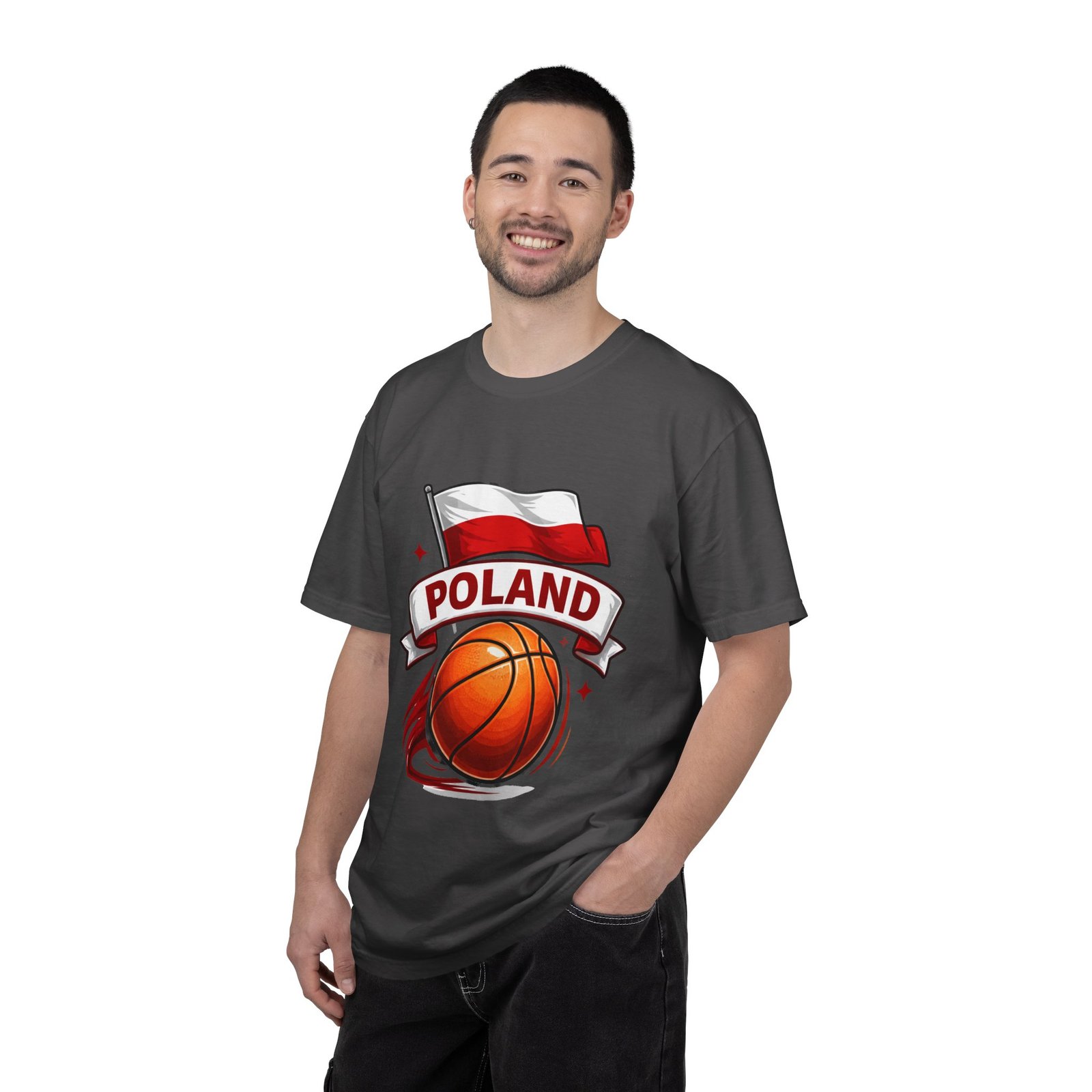 Poland Basketball T-Shirt — Polish Flag & Basketball Graphic - Image 48