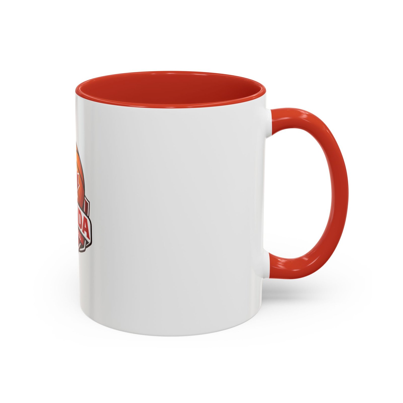 Canada Basketball Accent Coffee Mug — Maple Leaf Basketball Logo (11/15oz) - Image 14