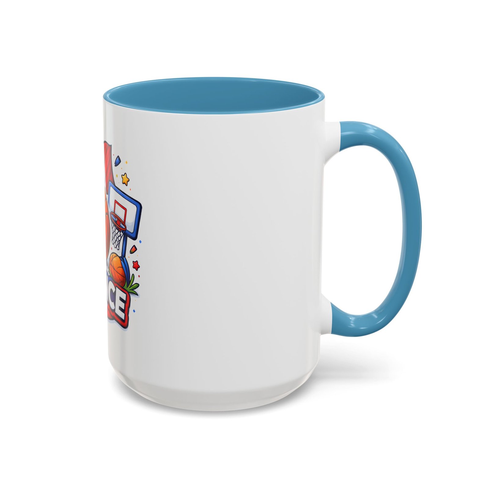 France Basketball Coffee Mug — French Flag, Basketball, Trophy Design (11/15 oz) - Image 38