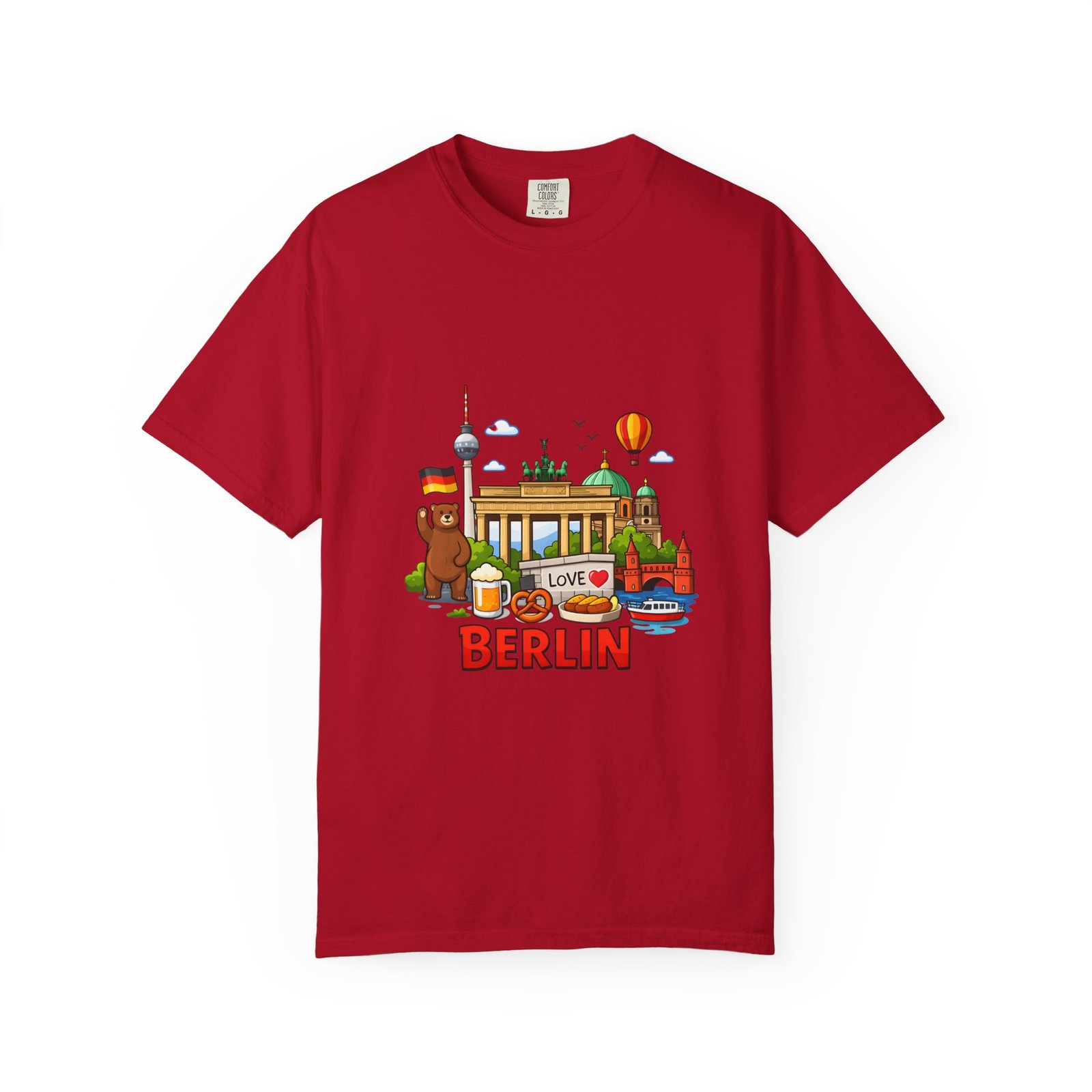 Berlin Landmark T-Shirt — Cute Cartoon Cityscape Tee - Image 57