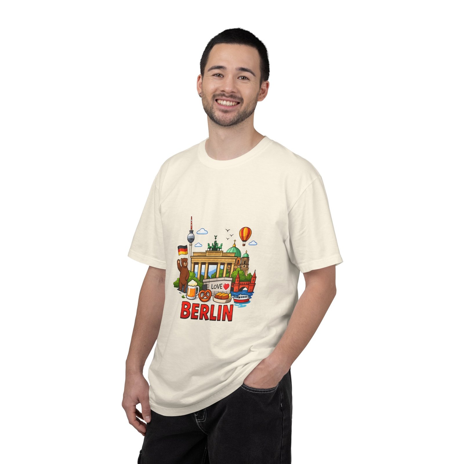Berlin Landmark T-Shirt — Cute Cartoon Cityscape Tee - Image 20