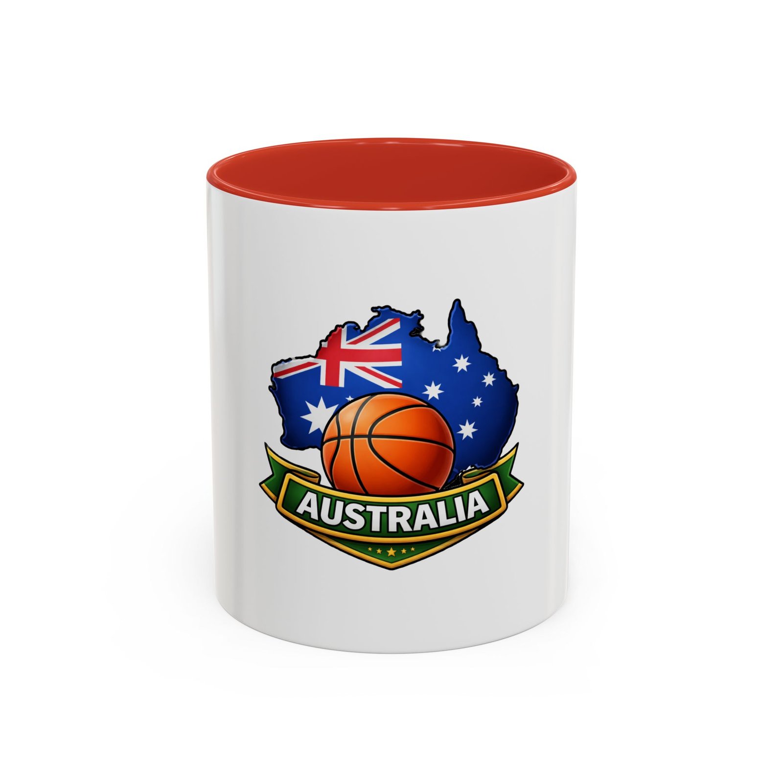 Australia Basketball Coffee Mug — Australian Flag & Basketball Accent Mug (11/15 oz) - Image 13