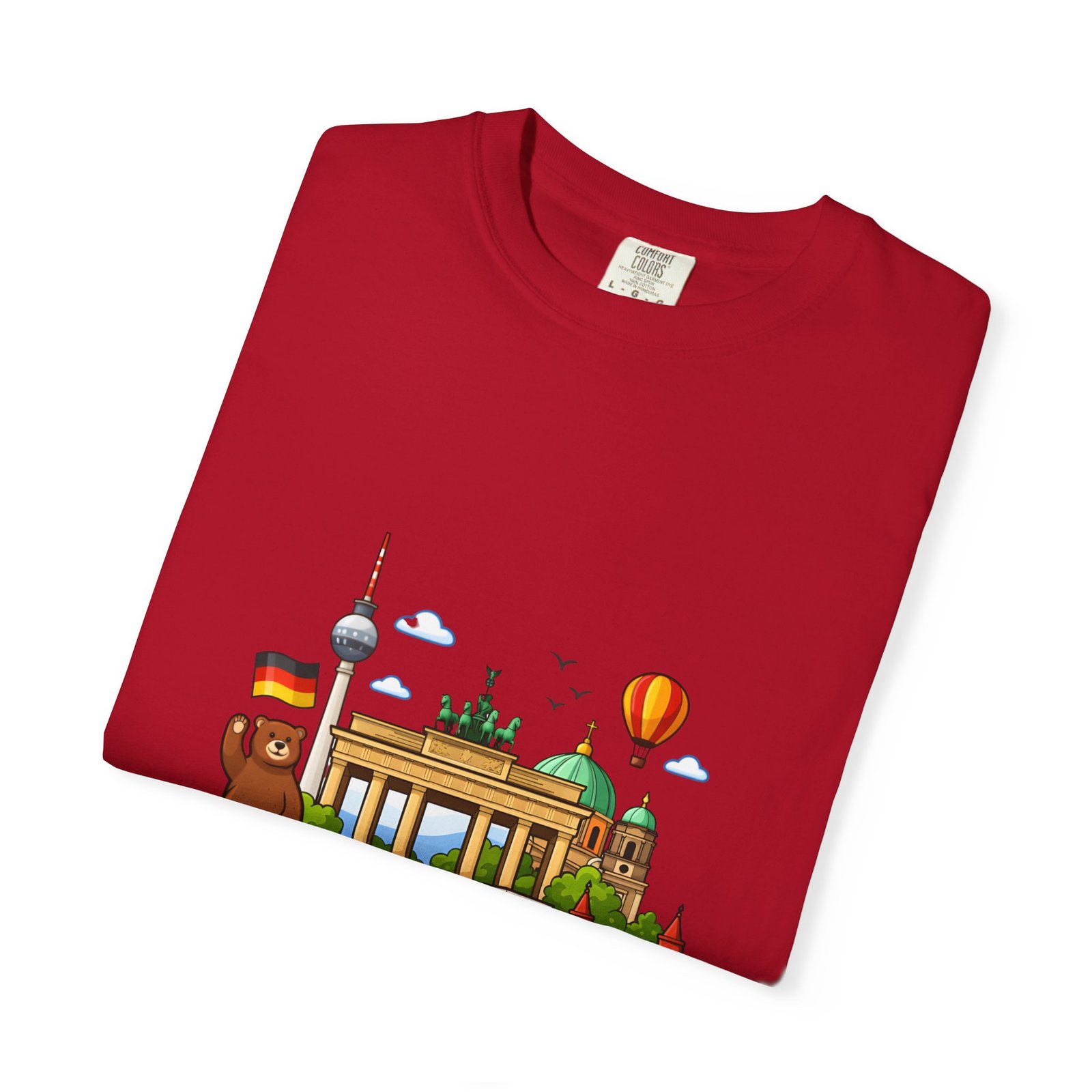 Berlin Landmark T-Shirt — Cute Cartoon Cityscape Tee - Image 59