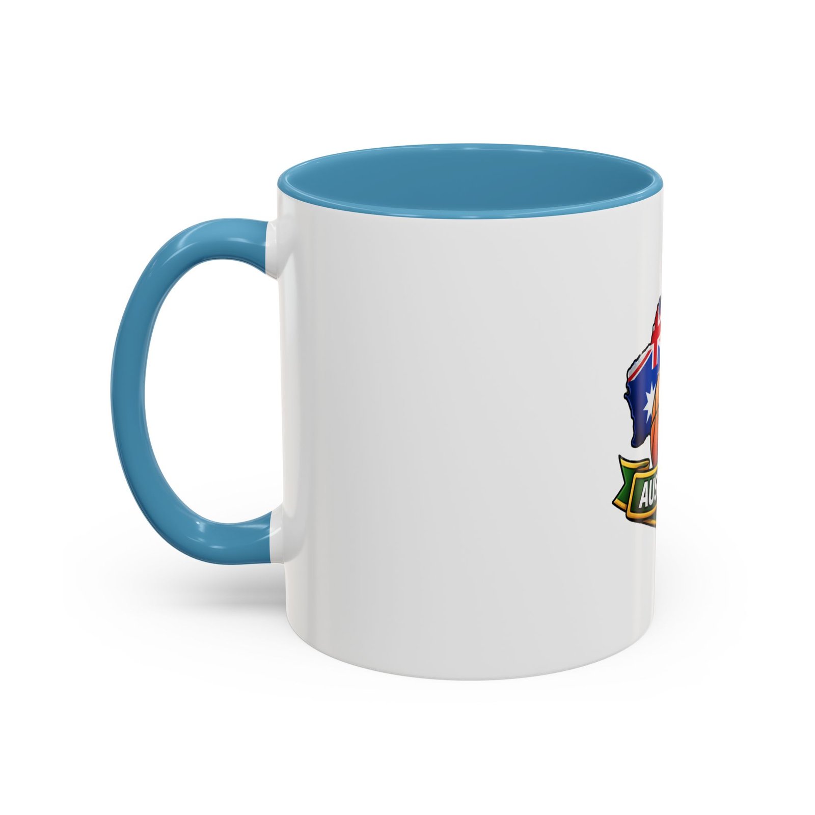 Australia Basketball Coffee Mug — Australian Flag & Basketball Accent Mug (11/15 oz) - Image 35