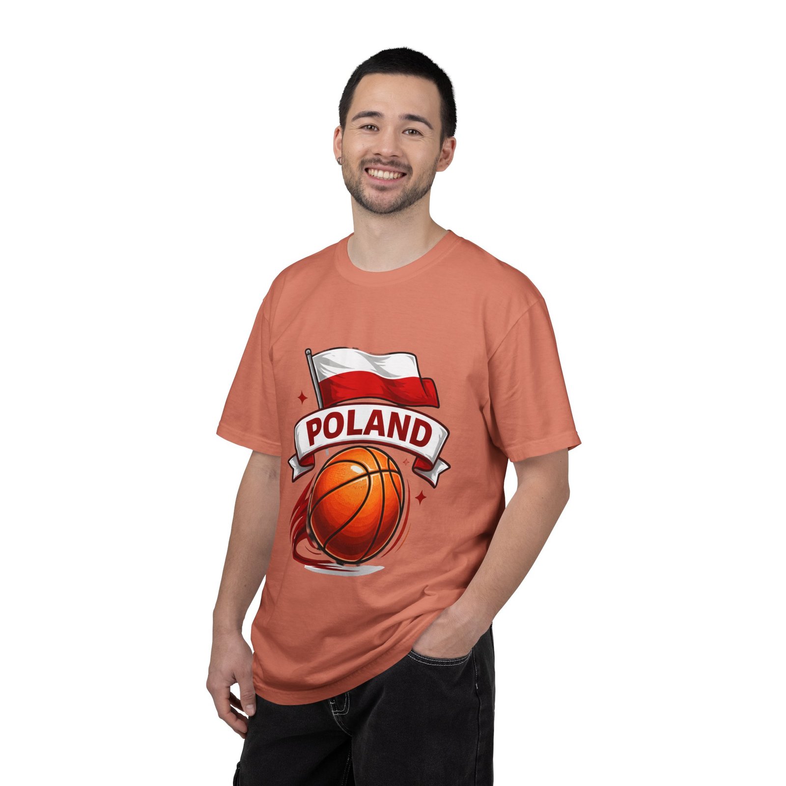 Poland Basketball T-Shirt — Polish Flag & Basketball Graphic - Image 8