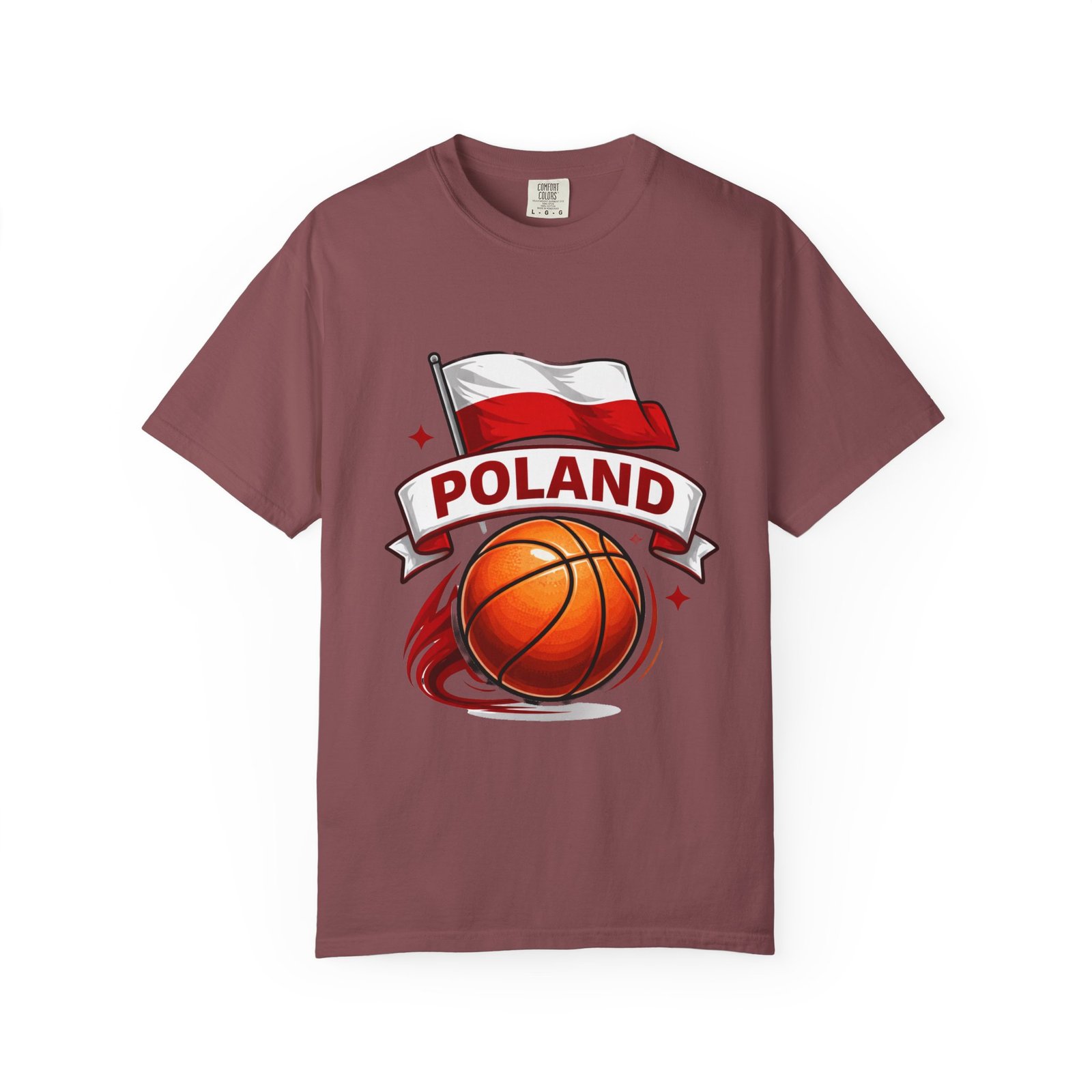 Poland Basketball T-Shirt — Polish Flag & Basketball Graphic - Image 13