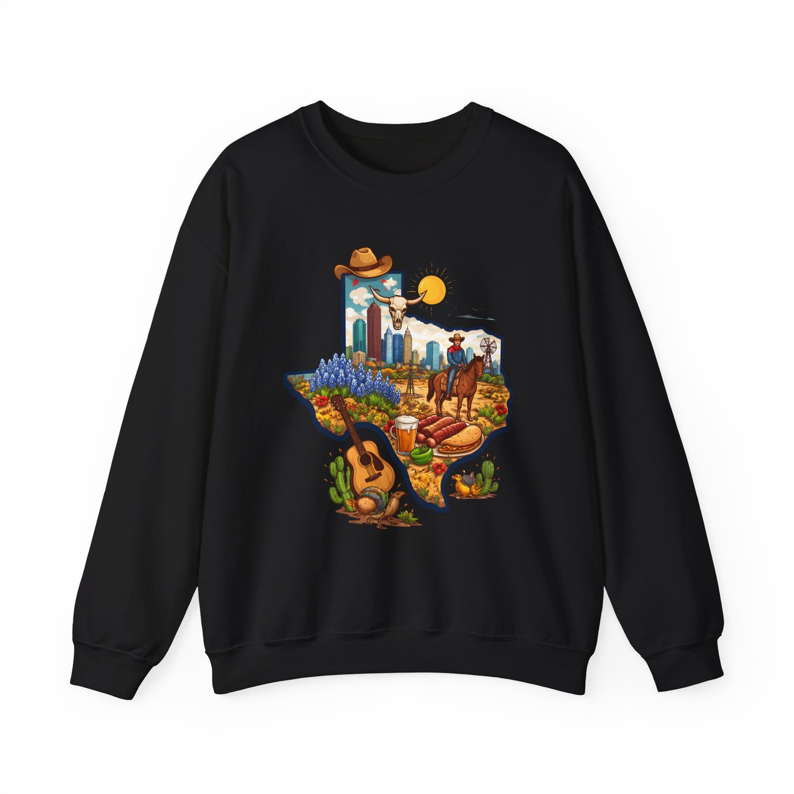 Texas Landscape Crewneck Sweatshirt — Lone Star State Scenic Design - Image 17