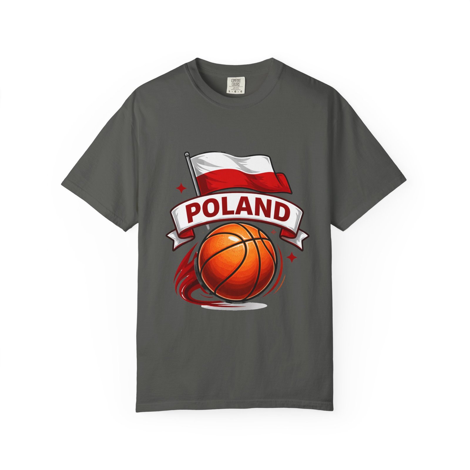 Poland Basketball T-Shirt — Polish Flag & Basketball Graphic - Image 29