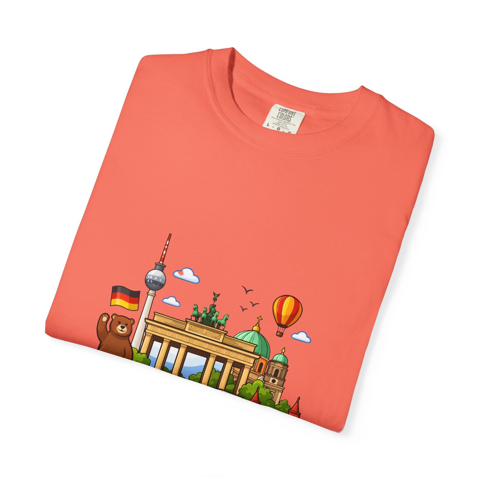 Berlin Landmark T-Shirt — Cute Cartoon Cityscape Tee - Image 11